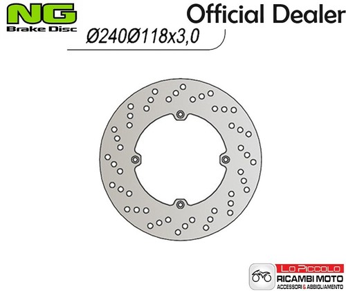 659200 front brake disc - front, ng
