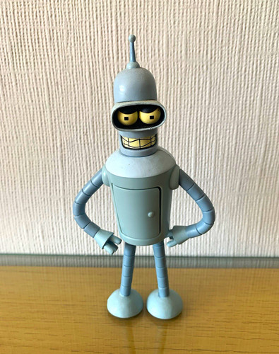 Futurama bender action figure - futurama,