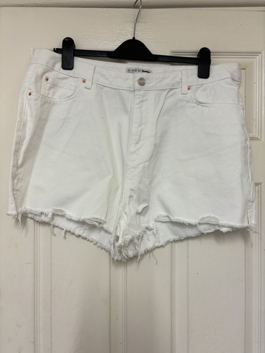 Primark white denim frayed - primark,