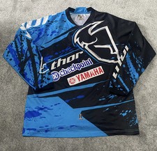 Thor Yamaha Motocross Jersey Long Sleeve Top Size Medium