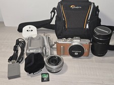 Olympus Pen E-PL8 Digital Camera Inc 14-42mm & 40-150mm Lens With Accessories