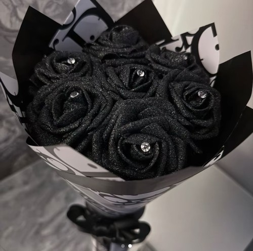 Count glitter roses - count,