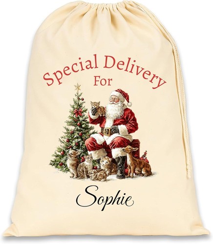 Personalised christmas bag - personalised,