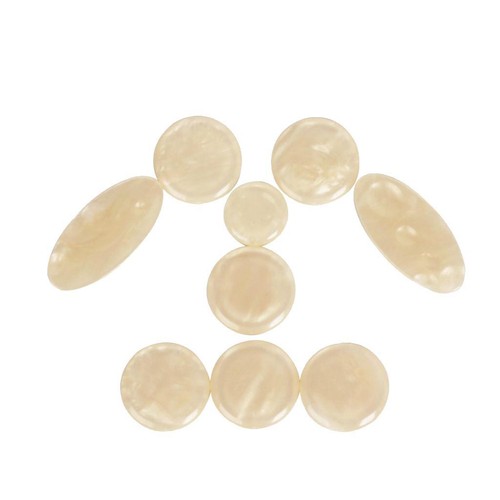 Pcs button inlays with white - pcs,