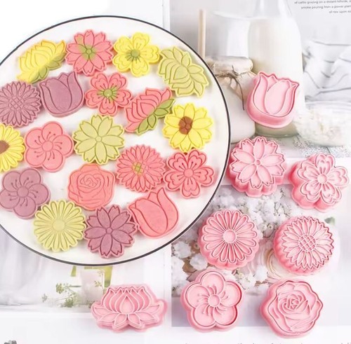 Flower cookie cutters molds