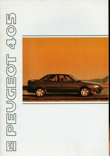 Peugeot 405 saloon 1990 1991 - 405,