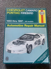 Haynes Manual Chevrolet Camaro Pontiac Firebird 1993-1997 (24017)