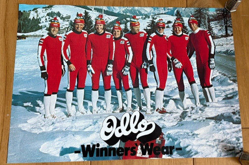 Vintage skiing poster - skiing,