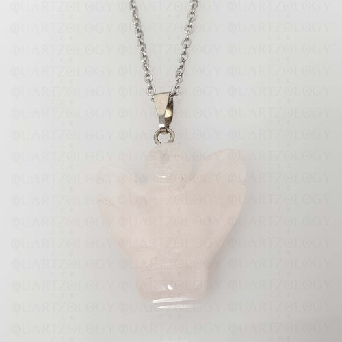 Angel necklace crystal pendant - angel,