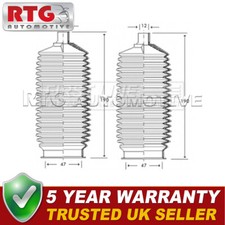 Front Steering Rack Boot Set