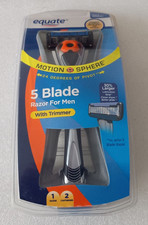 Equate 5-blade razor with trimmer - 1x razor, 2x cartridges
