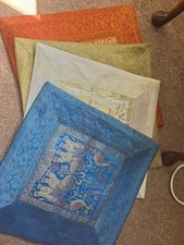 Pack Of 4, Satin Style Cushion