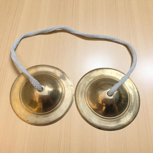 Brass manjira hand - brass, cymbals