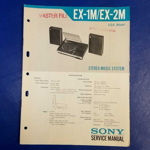 Sony 2m service - sony,