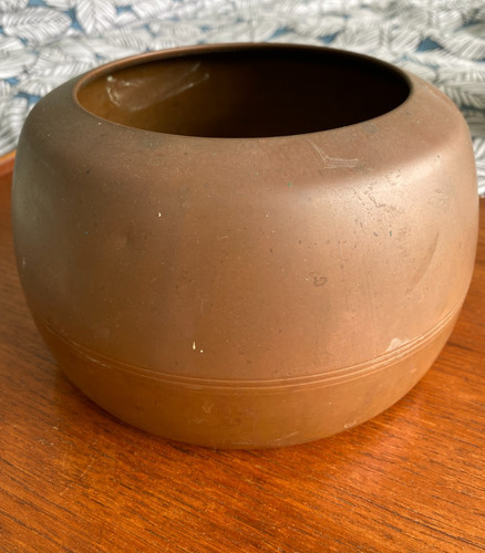 Vintage copper jardiniere - vintage,