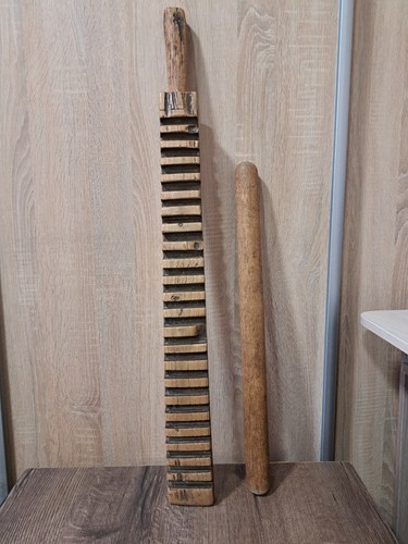 Primitive wood carving