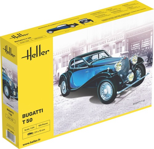 Scale heller bugatti t50 - scale,