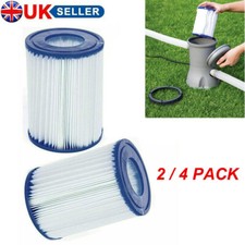 2/4X Pool Filter Cartridge SIZE II for Bestway 58094 Swimming Pool PUMP TYPE 2