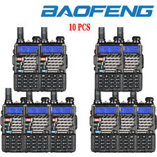 BAOFENG UV-5R PLUS 5W UHF VHF DUAL BAND TWO WAY HAM RADIO WALKIE TALKIE LOT