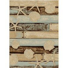 Sea Life Area Rug Runner