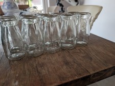 Set Of Ten Miniature Bottles/Jars. No Stoppers