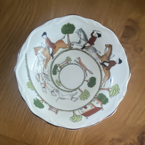Wedgwood hunting scenes bone - hunting,