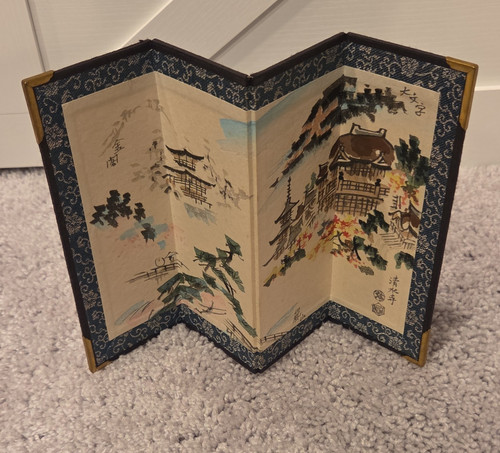 Japanese small folding screen - folding,