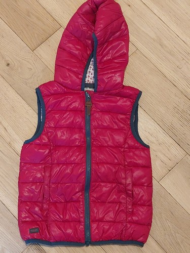 Girls red gilet - girls, 7
