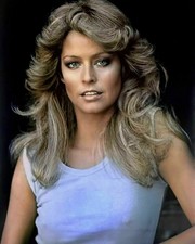 Farrah Fawcett Reprint Photo, Decal, Poster, Glossy Metal Sign