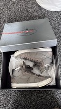 PRADA Men's Hi Top Trainers Size UK 8 US 9