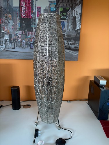 Moroccan floor lamp chrome - moroccan,