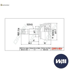 Joint kit drive - kit, shaft