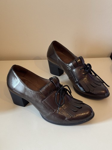 Wonders heeled brogues grey