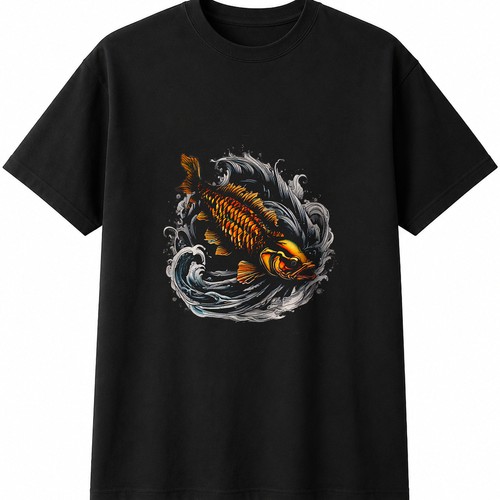 Tattoo ghost carp mens womens - mens,