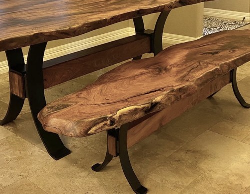 Inch tall metal bench - metal,