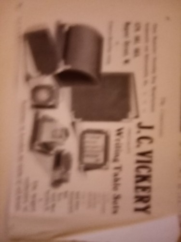 Kvc43 ephemera 1931 advert j - kvc43,