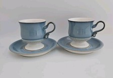 2x Denby Mugs Langley Blue
