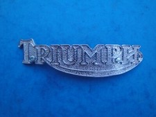 GENUINE TRIUMPH TANK BADGE