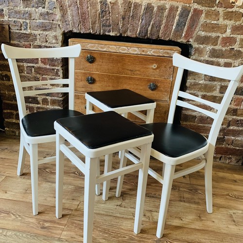 Set vintage retro chairs - 4,