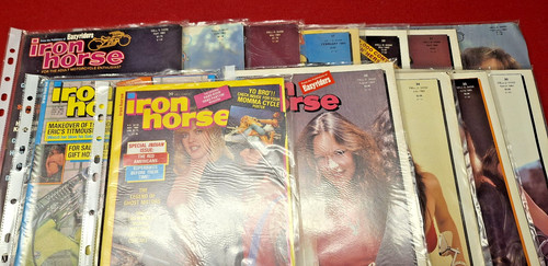 Lot iron horse magazine - 13,