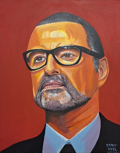 Original painting george - painting,