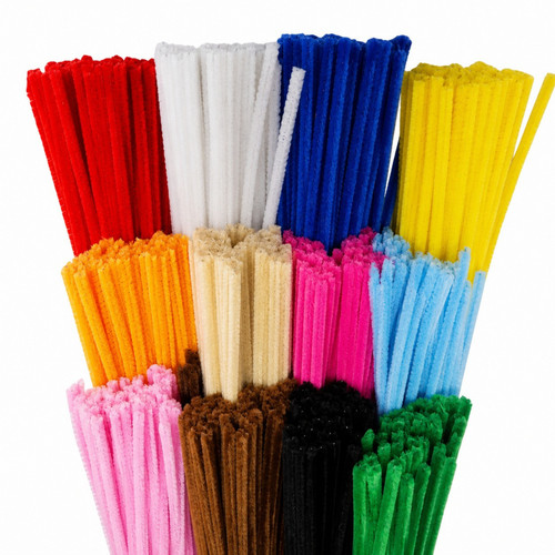 Chenille craft stems - chenille, pipe
