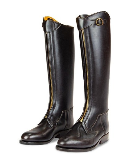 Men chocolate leather - leather, riding
