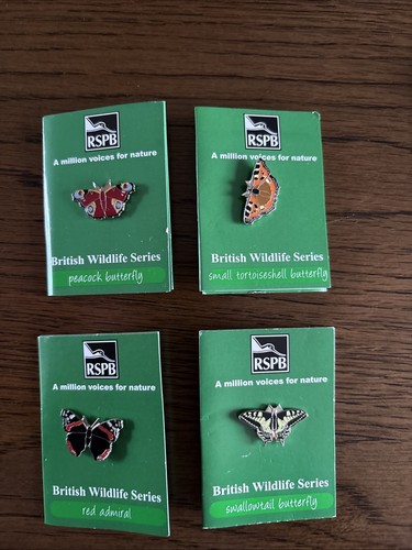 Rspb tri fold butterfly pin - tri,
