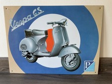 Vintage looking Vespa GS Metal Sign 41cm x 30cm. 2001