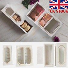 Premium White Windowed Macaron