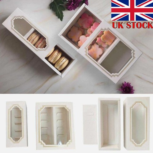 Premium white windowed - windowed, macaron