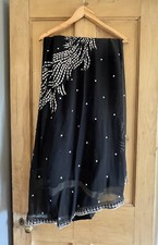 Beautiful Black Sequin Saree