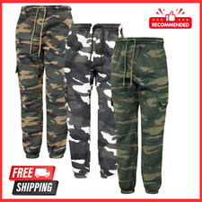 Mens Cargo Combat Camouflage