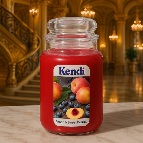 Large scented candle glass - large,